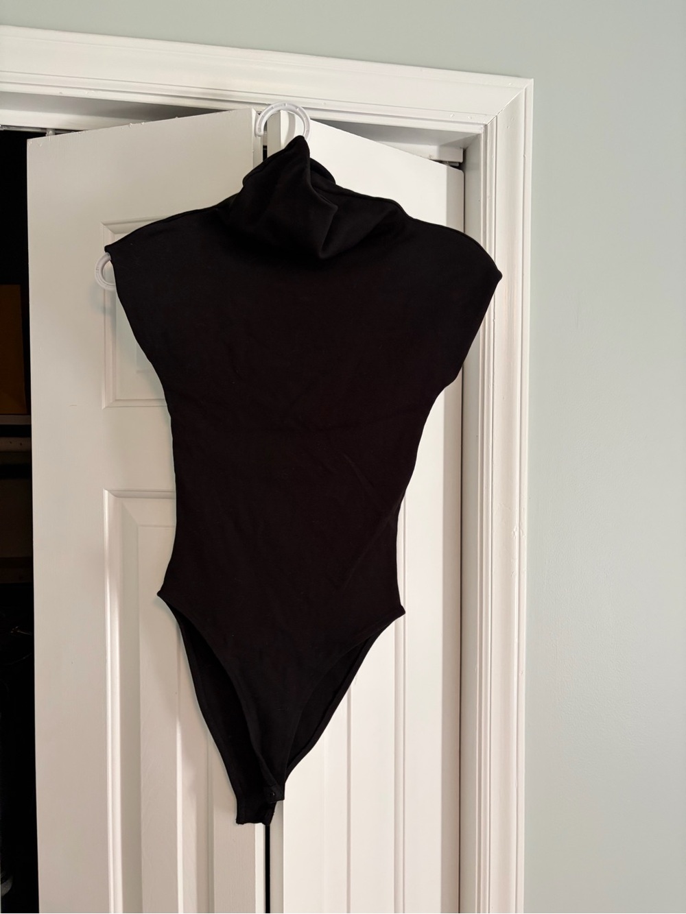 Zara Black Turtleneck Womens One-Piece Bodysuit